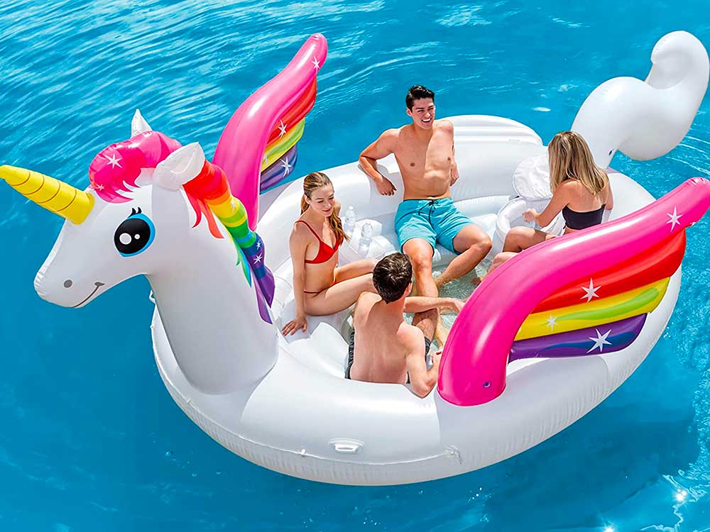 Gonfiabile Gigante Cigno Dorato 190x170x120 Cm - Per Piscina, Lago E Mare - Portata 2 Adulti O 3 Bambini